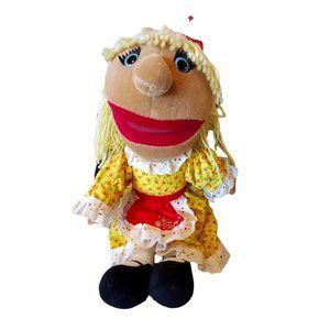 Miss Daisy Hee Haw Doll Plush 17" Southern Country Cowgirl Stuffed w‎ Apron